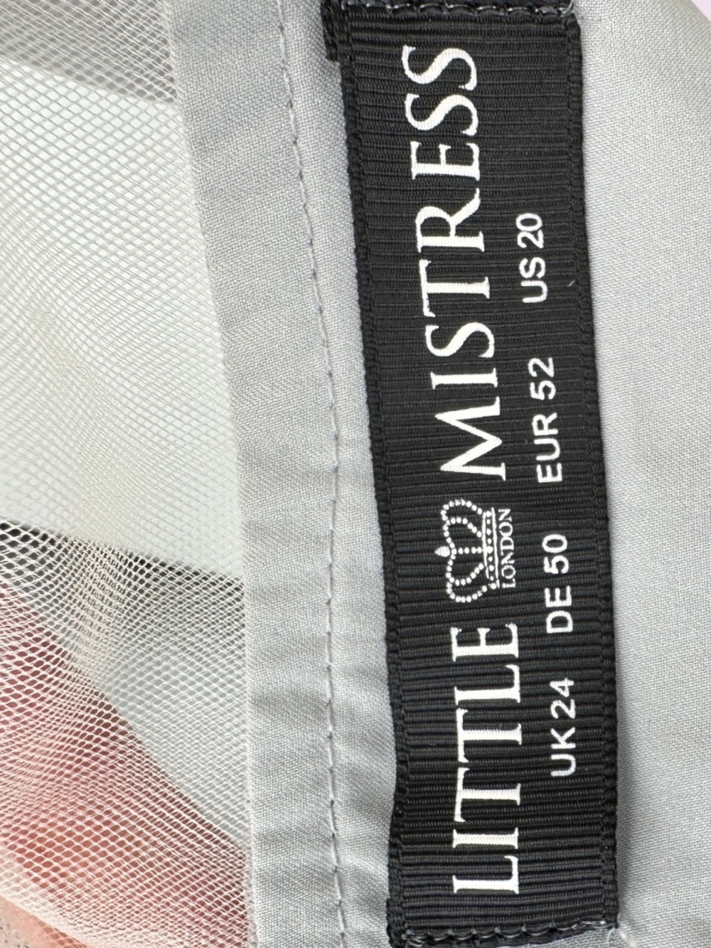 Little Mistress Embellished Tulle Skater Dress Size 20 - Picture 11 of 12